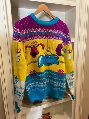 Roody size large learning experience ugly Christmas sweater